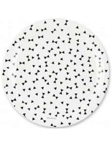 Pratos Triângulos Pretos 